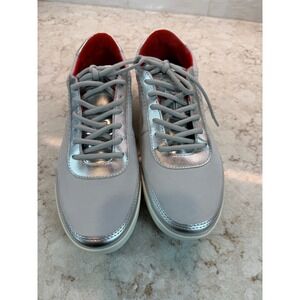 Novella 0732 Silver Grey Low Top Sneakers Mens 9 Womens 10.5 EU 42.5